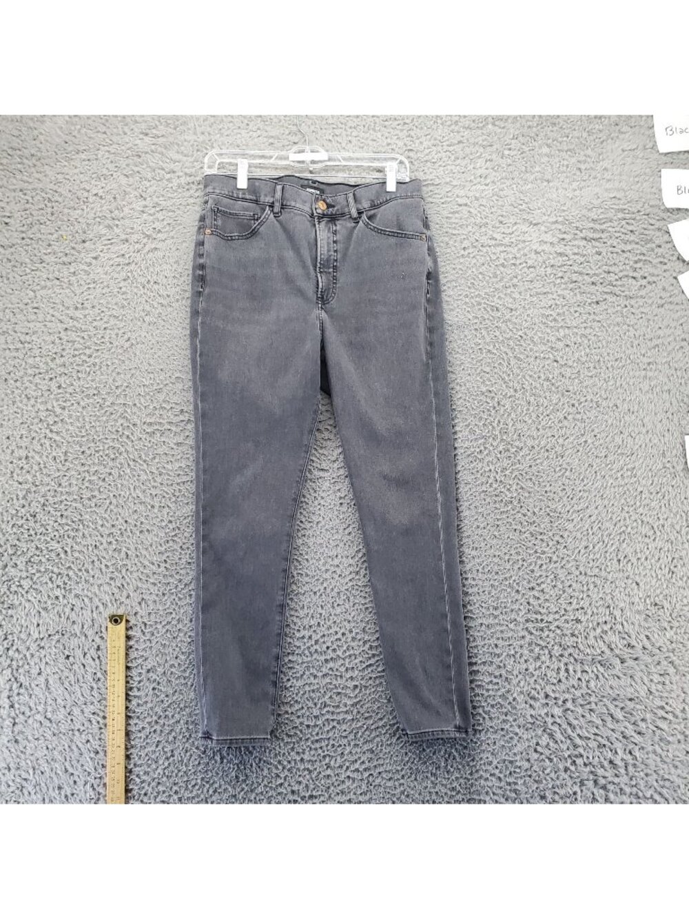 Express Jeans Womens 10R Gray Conscious High-Rise Skinny Stretch Denim